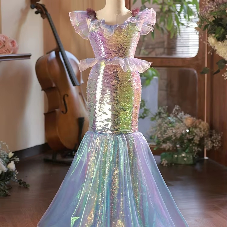 Wholesale Purple Fantasy Dress Elegant Sequined Style | Alibaba.com