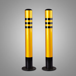 Ageson tubo di acciaio riflettente Anti-collisione colonna di avvertimento per la stazione di servizio fisso all'aperto barriera di parcheggio - Product Image 5