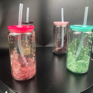 Vente en gros de coupe de météore artisanale en cristal de haute qualité Citrine Gravier <span class=keywords><strong>Étoile</strong></span> <span class=keywords><strong>filante</strong></span> Tasses en verre pour cadeau de vacances - Product Image 3