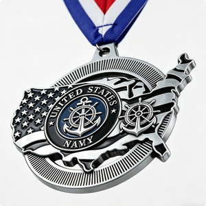 เหรียญรางวัลกีฬาแฟชั่นแบบกำหนดเอง รูปดาว 3 มิติ ชุบโลหะ ตัดแบบไดคัท ชุบทองเคลือบแข็ง พิมพ์ลายด้วยริบบิ้นเคลือบ UV - Product Image 3