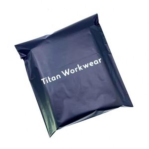 Eco Mailer Bags Custom Color Matte Black Express Bag Color Poly Mailers Custom Packaging Shipping Bag for Cloth Tshirt <b>Box</b> - Product Image 1