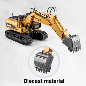 YT HUINA 1535 1:14 15CH Excavatrice RC en métal Jouets <span class=keywords><strong>de</strong></span> construction radiocommandés Camion excavatrice <span class=keywords><strong>radiocommandé</strong></span> avec godet en métal - Product Image 5