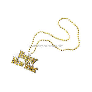 Collar con cuentas para decoración de año nuevo, suministros de fiesta al por mayor, directo de fábrica - Product Image 5