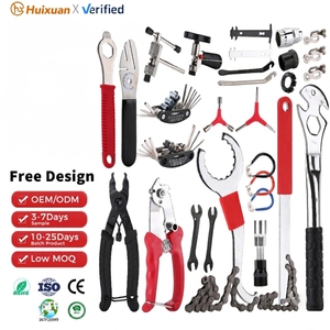 Kit d'outils de réparation de vélo professionnel, <span class=keywords><strong>clé</strong></span> de maintenance pour VTT et vélo de route avec démonte-cassette et outil de démontage de chaîne pour accessoires de vélo - Product Image 1