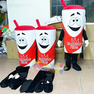 Disfraz de Mascota de Vaso de Batido de Dibujos Animados Personalizado en Oferta, Disfraz de Mascota de Vaso de Té con Leche, Uniforme de Mascota de Moldeo en Lata - Product Image 2