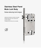 Nouvelle conception de poignée de porte et de fenêtre silencieuse en alliage de zinc Zamak noir mat de luxe pour chambre à coucher, couleur dorée