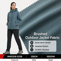 Tela Elástica de Nailon y Poliéster Jacquard, Repelente al Agua C0, Ecológica y de Primera Calidad, para Pantalones de Escalada y Senderismo, Tela para Actividades al Aire Libre