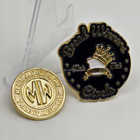 Badge métallique personnalisé de qualité supérieure, souple ou rigide, avec logo d'entreprise, d'école ou de sécurité, vente en gros en ligne depuis l'usine chinoise