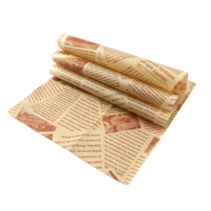 Fogli di Carta Antigrasso Personalizzati con Design Vintage, Carta Anti-Grasso per Confezionamento Alimenti - Product Image 1
