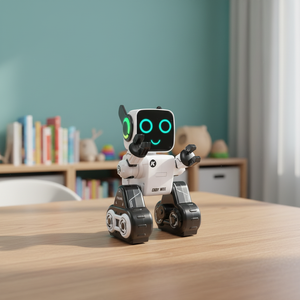 หุ่นยนต์อัจฉริยะ Cady Wile JJRC R4 - รีโมท 2.4G, โปรแกรมเล่านิทาน, โต้ตอบด้วยเสียง, กระปุกออมสินเพื่อการศึกษาสำหรับเด็กเล็ก - Product Image 1