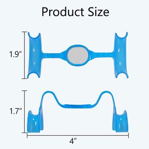 Retractor Bucal Dental con Espejo, Abridor de Boca para Blanqueamiento y Reparación Dental, Protector Labial en Forma de M, Suministros Dentales, 10 Unidades - Product Image 2