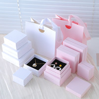 Boîtes rigides personnalisables haut de gamme pour bijoux, en papier d'art recyclable, design tendance, finition mate, pour colliers