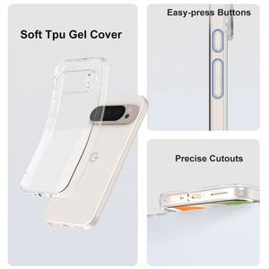2.0mm Cristal Téléphone Etui Coque Clair TPU Téléphone Portable Housse de Téléphone Portable pour <span class=keywords><strong>Google</strong></span> Pixel 9 <span class=keywords><strong>Pro</strong></span> 10 XL 5G 9A 8 8A 7 7A <span class=keywords><strong>6</strong></span> 6A - Product Image 5