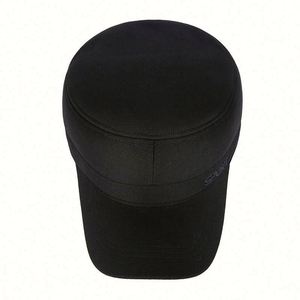Casquettes de sport d'hiver à dessus plat en gros, casquettes de baseball chaudes et épaisses pour hommes, mode quotidienne - Product Image 5