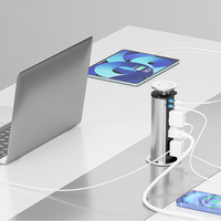 Multiprise de table multimédia 6 prises étanche de haute qualité avec câble d'extension