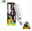 Lampe carrée en verre pour oiseaux certifiée CE 20W 2.5 UVB avec base E26/E27, écologique pour les oiseaux