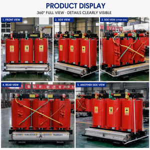 Trasformatore a secco da campus SCB10 35kV 1600kVA, a doppia avvolgatura in rame e alluminio, classe F, raffreddamento ad aria, certificato CSA KEMA ISO - Product Image 2