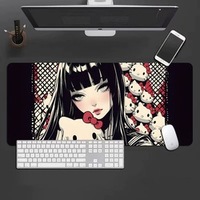 Tapis de souris carré en caoutchouc naturel personnalisable, imperméable et antidérapant, impression non standard, pour jeux et bureau, options multi-tailles
