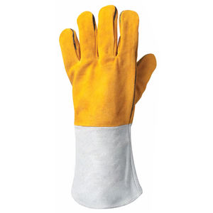 Guantes de Soldadura de Cuero de Último Diseño a Precio de Mayoreo, Guantes de Soldadura Impermeables de Buena Calidad para Hombre - Product Image 5