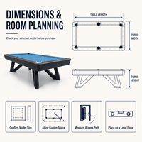 Table de billard de compétition de 9 pieds, table de billard professionnelle personnalisée pour tournoi, OEM