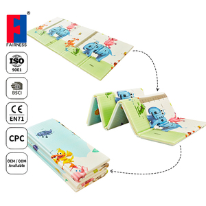 <span class=keywords><strong>Grand</strong></span> <span class=keywords><strong>tapis</strong></span> de jeu pour bébé imperméable en XPE, pliable, non toxique, double face, antidérapant, <span class=keywords><strong>tapis</strong></span> de sol pour ramper, pour tout-petits, enfants, pique-nique - Product Image 1