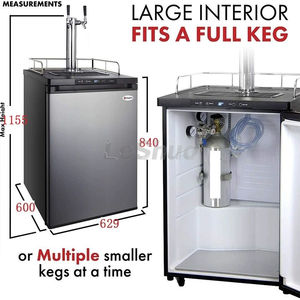 Çift Musluklu Bira Soğutucu Dijital Bira Fıçısı Soğutucu Buzdolabı - Product Image 4