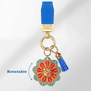 Wholesale Imaiwill Brand Funny Rotating Metal Alloy Turntable <b>Keychain</b> Customizable Factory Design Soft Enamel Finish Promotion - Product Image 1