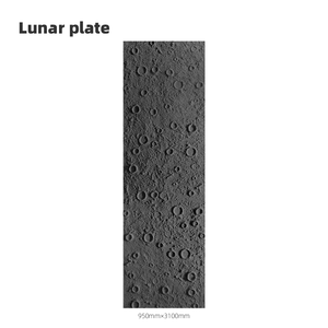 Panneaux en pierre lunaire PU, plusieurs tailles, imperméables, ignifuges, résistants aux UV, pour la décoration murale intérieure et extérieure des villas - Product Image 1