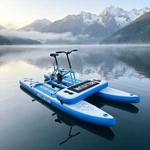 <span class=keywords><strong>Prix</strong></span> d'usine Nouveau design Vélo aquatique gonflable à pédales, Bateau à pédales flottant durable à vendre - Product Image 4
