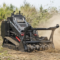 Mini-chargeuse compacte diesel sur chenilles pour l'agriculture et le jardin, livraison gratuite, en stock
