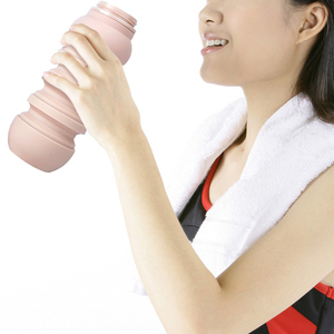 Borraccia pieghevole portatile in Silicone riutilizzabile pieghevole bevanda bollitore all'aperto Sport da viaggio acqua Taza De Agua applicabile - Product Image 6