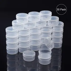 Very Cute Round Plastic Container Plastic Box for Pills Tablet