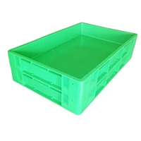 Caisse de transport robuste en plastique 480*380*200mm, bac de stockage industriel pour quincaillerie et pièces automobiles, boîte de transport en plastique