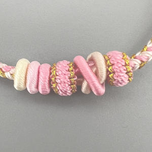 Nieuwe Mode Roze Kuiltje Knoop Touw Sieraden Beste Vrienden Liefhebbers 'Cadeau Verstelbare Maat Voor Dames Mannen En Vrienden - Product Image 3