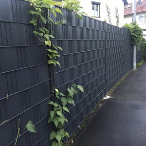 Tiras DE PANTALLA DE PRIVACIDAD DE Pvc valla opaca de doble poste con 30 Clips de montaje balcón 65m X 19cm <span class=keywords><strong>Antracita</strong></span> - Product Image 3