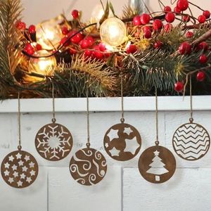 Adorno para Árbol, Decoración Rústica Vintage para Colgar en el Hogar y Fiestas - Product Image 1