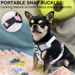 Harness Anjing Oxford Berkualitas Tinggi, Reflektif untuk Keamanan di Malam Hari, Harness Mewah untuk Anjing Ukuran Kecil dan Sedang - Product Image 6