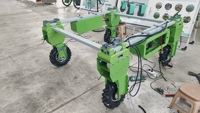 Robot Agrícola Eléctrico 4WS 4WD Personalizable, con Capacidad de Carga de 260 kg sin Carga, Control Remoto y Piloto Automático para Agricultura OEM