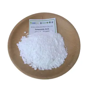 Acido tranexamico acido tranexamico Aogubio materiale cosmetico della pelle acido sbiancante tranexamico CAS 1197-18-8 acido tranexamico in polvere