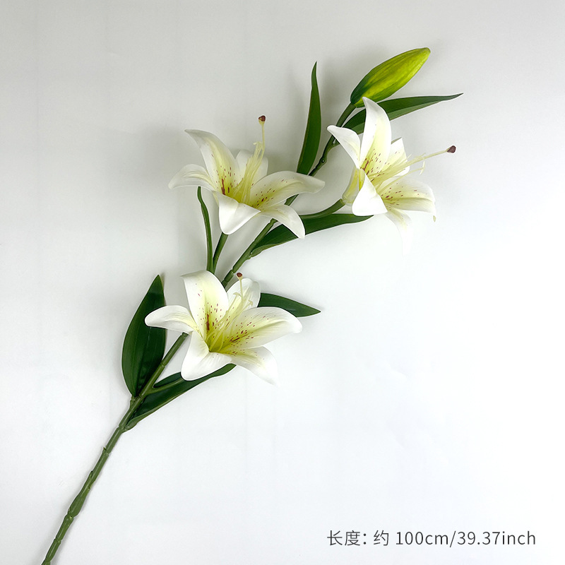 White (with yellow-centered spots)