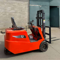 Nouvelle Arrivée Chariot Élévateur Électrique 1.5T 3 Voies, Hauteur de Levage 2m, Allée Étroite, Transmission Intégrale, Déplaceur Latéral Hydraulique, Prix de Gros Bas