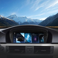 Radio Mobil 12.3 untuk BMW Seri 3 Seri 5 E60 E90 Android Auto Multimedia Player Layar Sentuh Head Unit Radio Mobil