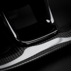 พวงมาลัยหนังคาร์บอนไฟเบอร์สำหรับ VW Golf 5 Golf 7 Golf 7 Golf MK7 MK6 8 MK5 GTI R R B6 B7 B8 Passat - Product Image 6