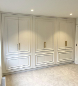 <span class=keywords><strong>Armario</strong></span> de Madera Moderno que Ahorra Espacio, <span class=keywords><strong>Armario</strong></span> de Dormitorio con Tiradores Metálicos, Mueble de Madera MDF con <span class=keywords><strong>Espejo</strong></span> - Product Image 1