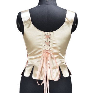 Sexy Women's Streetwear Collarless Fishbone Straps Waist Cincher Chest Binder Strap <b>Vest</b> Short Hem Bra <b>Top</b> Polyester Nylon - Product Image 3