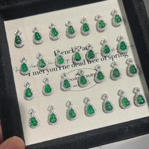 Collier pendentif en argent pur S925 simple pour femmes, été, exquis, délicat, de forme géométrique, pendentifs personnalisés, charmes fins - Product Image 4