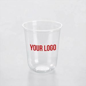 Vaso de Plástico PP en Forma de U con Logotipo Personalizado, Certificado por la FDA y CE, 8oz 10oz 12oz 16oz, Vaso Desechable Esmerilado para Bodas, Fiestas, Promociones y Cafés - Product Image 1