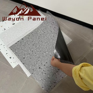 Échantillons gratuits de Wayon d'autocollants de carreaux de base en vinyle de grain de bois en PVC, vinyle de sol facile à installer pour une utilisation au bureau à domicile - Product Image 2