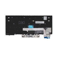 Clavier d'ordinateur portable de remplacement pour Lenovo ThinkPad X280 X390 X395 X13 L13 Yoga Gen 1 Pointeur sans rétroéclairage Clavier américain