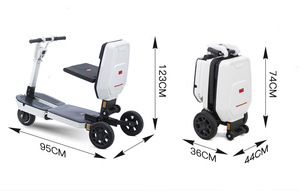 Plegable adecuado para pasajeros de mediana edad y ancianos <span class=keywords><strong>Scooter</strong></span> de movilidad eléctrica con función de asistencia - Product Image 3